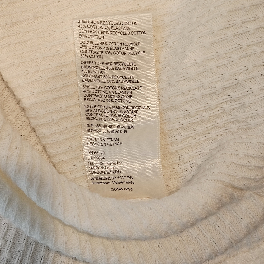 NWOT* Free People We the Free Red Delicious Ivory Top, Sz. S - Picture 13 of 13
